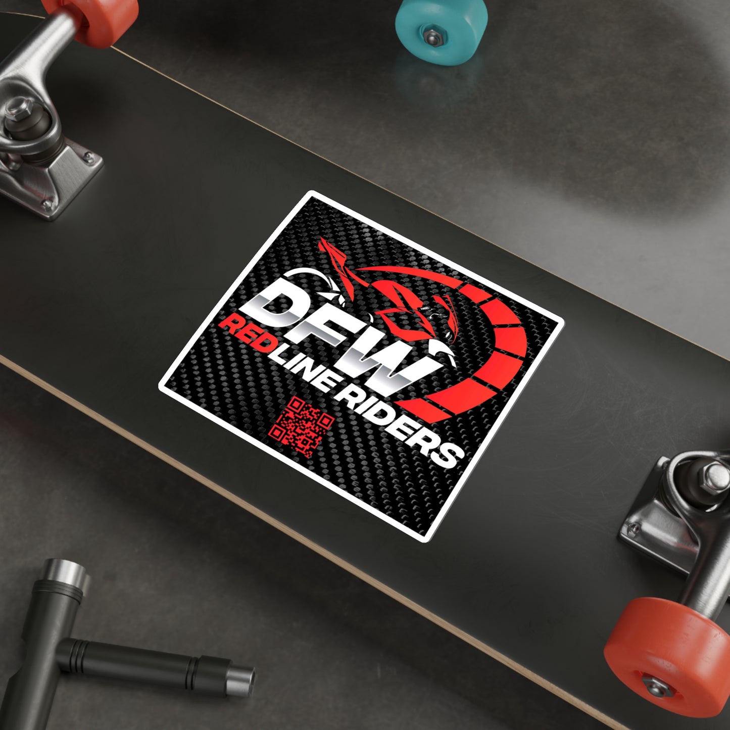 DFW Redline Riders Alternate Logo Die-Cut Stickers