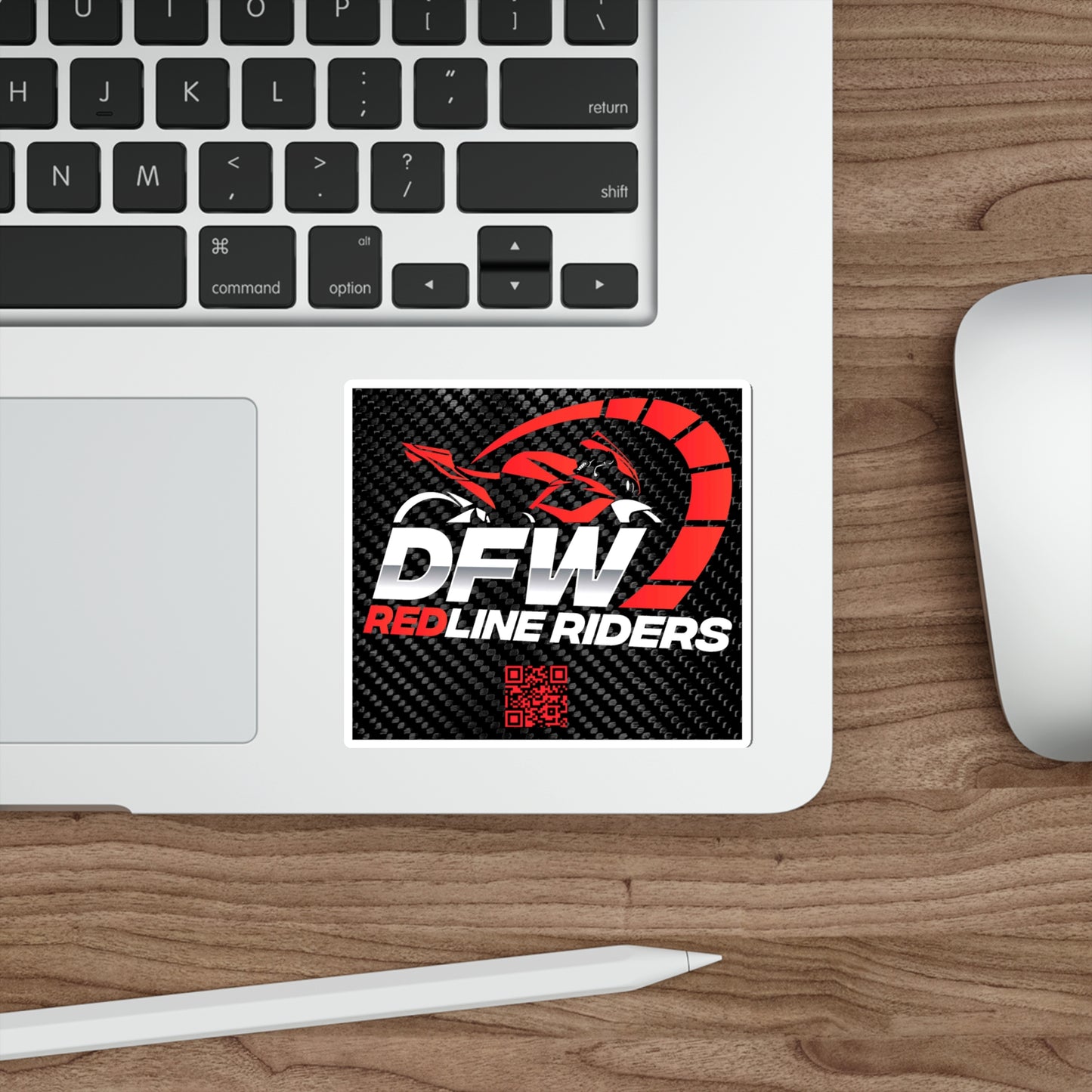 DFW Redline Riders Alternate Logo Die-Cut Stickers