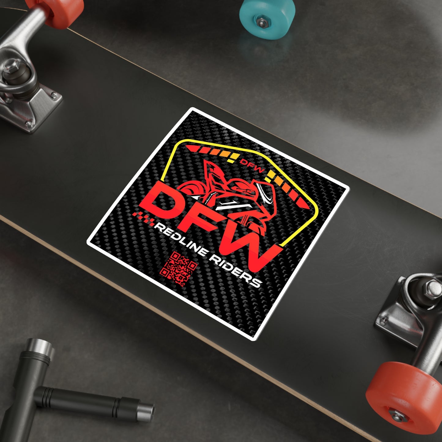 DFW Redline Riders Logo Die-Cut Stickers