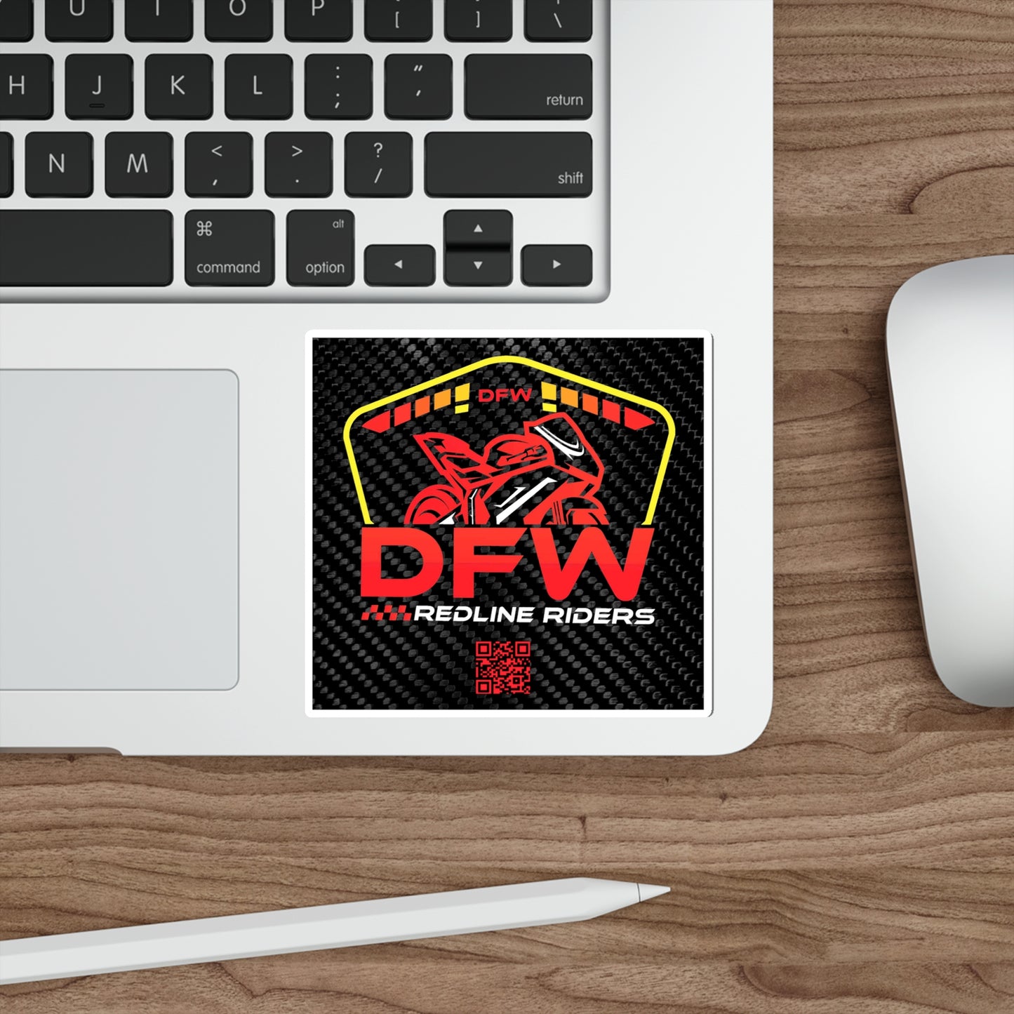 DFW Redline Riders Logo Die-Cut Stickers