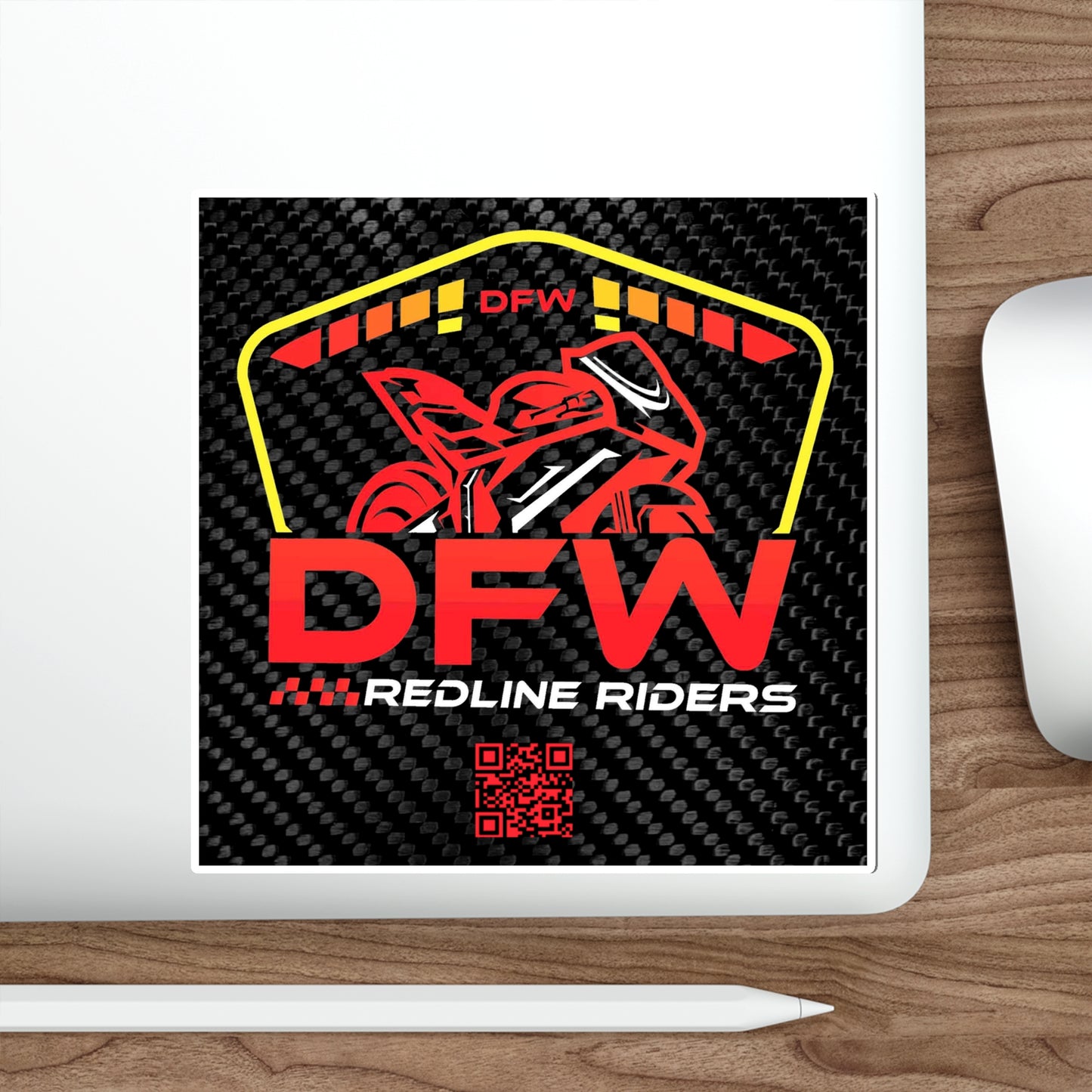 DFW Redline Riders Logo Die-Cut Stickers